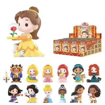 POP MART DISNEY Princess Fairy Tail Friendship Series Торговые фигурки Коробка из 12 шт. ПВХ и АБС