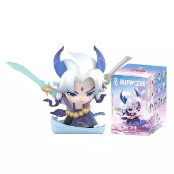 POP MART Fight For the Golden Spatula Chibi Series Pop Mart Gacha Gacha Blind Box Figure Пластиковая модель Премиум-игрушка Мягкий винил ПВХ Оригинальный персонаж
