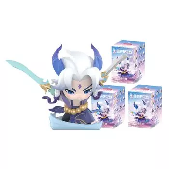 POP MART Fight For the Golden Spatula Chibi Series Pop Mart Gacha Gacha Blind Box Figure Пластиковая модель Премиум-игрушка Мягкий винил ПВХ Оригинальный персонаж