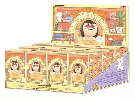 POP MART Gummy Hug Series Торговые фигурки Коробка из 12 шт. ПВХ и АБС