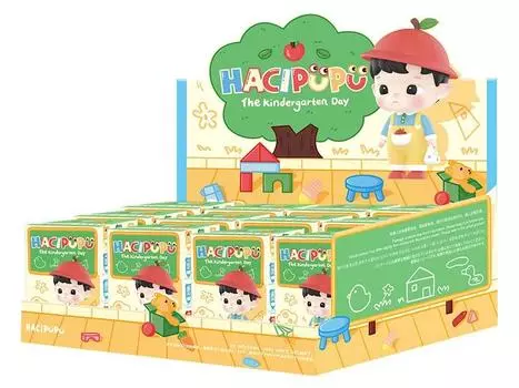 POP MART HACIPUPU Kindergarten Series Trading Figures Box of 12 ABS&PVC