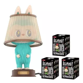 POP MART HE MONSTERS Почти скрытая серия Pop Mart Gacha Gacha Blind Box Фигурка Пластиковая модель Премиум игрушка Мягкий винил Оригинальный персонаж День рождения