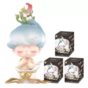 POP MART Matchless POP MART 14th Anniversary Series Pop Mart Gacha Gacha Фигурка Пластиковая модель Премиум игрушка Мягкий винил Оригинальный персонаж День рождения