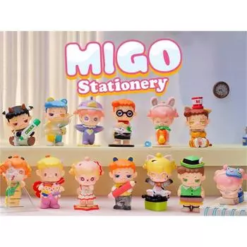 POP MART MIGO Stationery Series Trading Figures Box of 12 6941448665403 PVC&ABS