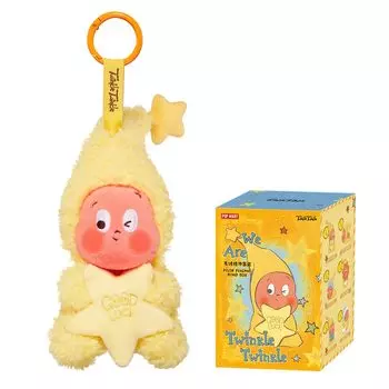 POP MART Мы - Twinkle Twinkle Series Мягкая подвеска Pop Mart Gacha Gacha Фигурка Пластиковая модель Премиум-игрушка Мягкий винил Оригинальный персонаж День рождения