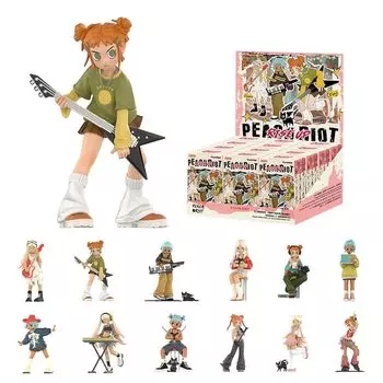 POP MART Peach Riot Rise Up series [Ассортиментная коробка 12 предметов] pop mart Gachagacha BLIND box фигурка пластиковая модель премиум игрушки ПВХ мягкий винил оригинальный