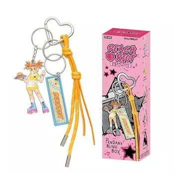 [POP MART] Подвеска из серии Peach Riot Rush Hour [1 шт.] pop mart Gachagacha BLIND box фигурка пластиковая модель премиум игрушки ПВХ мягкий винил оригинал