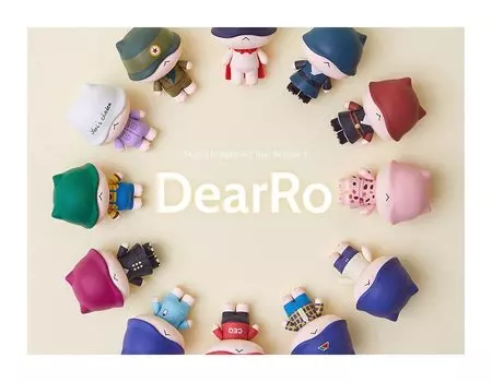 POP MART POPMART Studio Dragon Серия DearRo 12 предметов КОРОБКА