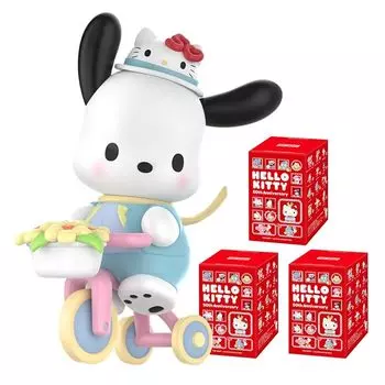 POP MART Sanrio персонажи Hello Kitty 50th Anniversary серия [ассортиментная коробка 12 предметов] pop mart Gachagacha BLIND box фигурка пластиковая модель премиум