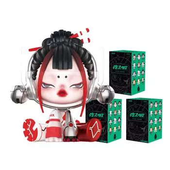 POP MART SKULLPANDA City of Night Series Pop Mart Gacha Gacha Blind Box Figure Пластиковая модель Премиум-игрушка ПВХ Мягкий винил Оригинальный персонаж День рождения