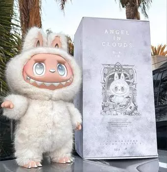 POP MART SKULLPANDA Лабубу серия angel in clouds - коллекционная игрушка-сюрприз 33*25*58CM