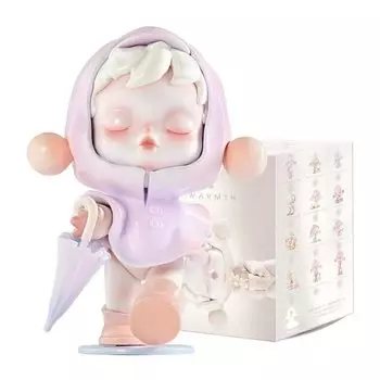 POP MART SKULLPANDA Серия Тепло Pop Mart Гашапон Фигурка Сюрприз Пластиковая Модель Премиум Игрушка Мягкий Винил Оригинальный Персонаж Подарок на День Рождения [3 чёрный