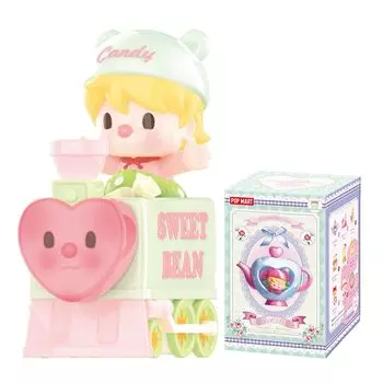 POP MART Sweet Bean Afternoon Tea Series Pop Mart Gacha Gacha Blind Box Фигурка Пластиковая модель Премиум Игрушка Мягкий винил ПВХ Оригинальный персонаж День рождения
