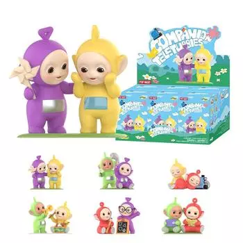 POP MART Телепузики Компаньон Серия Коробка 6 Pop Mart Gacha Gacha Blind Box Фигурка Пластиковая Модель Премиум Игрушка ПВХ Мягкий Винил Оригинальный Персонаж День Рождения
