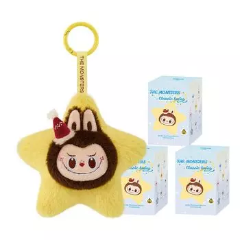 POP MART THE MONSTERS Classic Series сверкающая плюшевая подвеска Pop Mart Gacha Gacha Blind Box фигурка пластиковая модель премиум игрушка ПВХ мягкий винил оригинальный