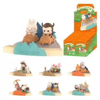 POP MART THE MONSTERS Playing Games Series Box 6 Pop Mart Gacha Gacha Фигурка Пластиковая модель Премиум игрушка Мягкий винил Оригинальный персонаж Подарок на день рождения