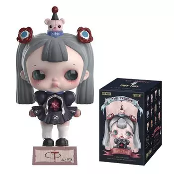 POP MART TINYTINY Prologue Series Pop Mart Gacha Gacha Blind Box Figure Пластиковая модель Премиум-игрушка ПВХ Мягкий винил Оригинальный персонаж Подарок на день рождения