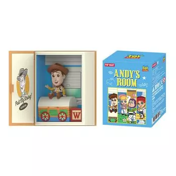 POP MART Toy Story Room Series Scene Set Pop Mart Gacha Gacha Blind Box Figure Пластиковая модель Премиум-игрушка Мягкий винил ПВХ Оригинальный персонаж День рождения
