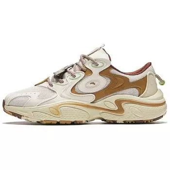 Pop Mart X Molly X Anta Starlight Collaboration Ice Cream Height Increating Lightweight Dad Shoes Men sneakers Gray Brown Yellow 912428838-7 40