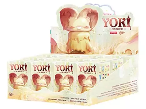 POP MART YOKI THE MOMENT серия ПВХ и АБС торговые фигурки КОРОБКА из 12 шт.