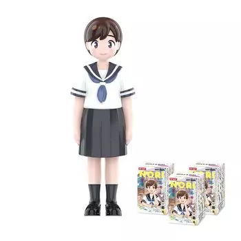 POP MARTNORI Youth Lookbook Series Pop Mart Gacha Gacha Blind Box Фигурка Пластиковая модель Премиум-игрушка Мягкий винил Оригинальный персонаж Подарок на день рождения [3