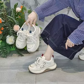 Поп-обувь Повседневная обувь Кроссовки Кроссовки Дорожная обувь 35 кофейный