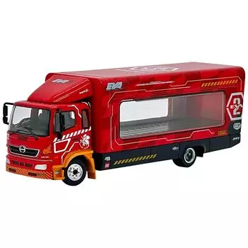 POP RACE 1/64 EVA RACING TRANS PORTER HINO 500 (Ева-02) Готовый продукт
