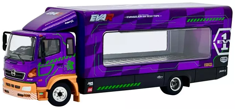 POP RACE EVA RACING TRANS PORTER HINO 500 Завершенный продукт 1/64 (ЕВА-01)