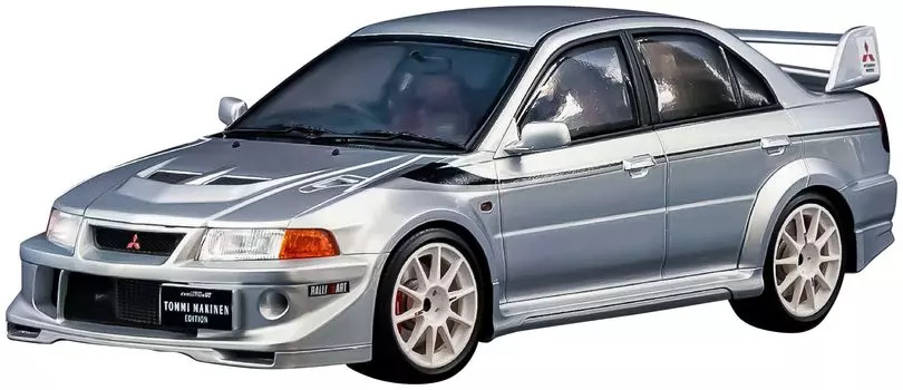 POP RACE Mitsubishi Evolution Tommi Makinen Edition Silver Готовый продукт 1/18 PR18-EVO65-SL
