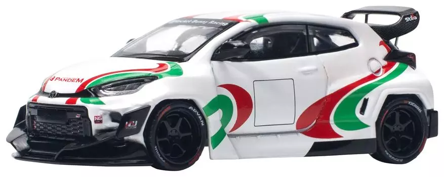 POP RACE PANDEM GR YARIS RALLY LIVERY Готовый продукт 1/64 -
