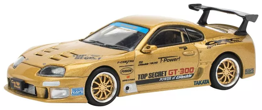 POP RACE Top Secret GT300 Supra Завершенный продукт PR640229 1/64