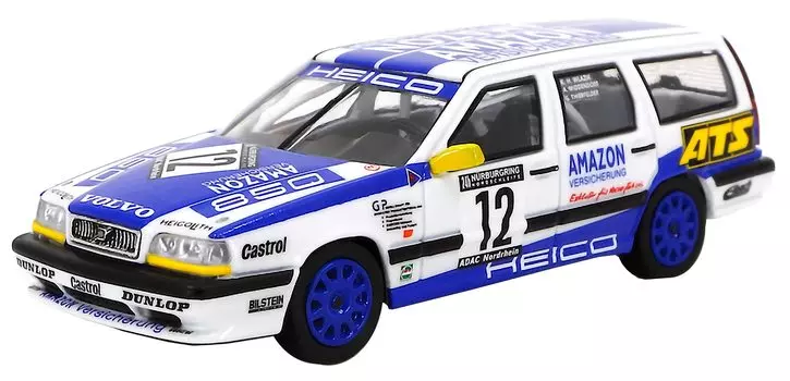 POP RACE Volvo 850 Estate Nurburgring 24 Hours 1996 HEICO Motorsport Завершенный продукт 1/64 #12