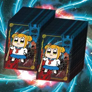 Pop Team Epic Fucking Hyper DX Card Goods Set Popuko и Fucking Card Fucking Play Fucking Bonus Card Чехол, чехол, лист Pipimi,