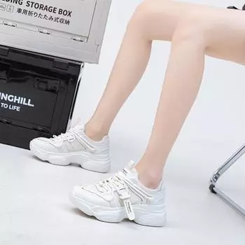 Поп-туфли маленькие белые туфли повседневные спортивные женские туфли 35 чёрный