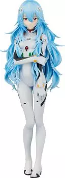 POP UP PARADE Евангелион: Новая театральная версия Рей Аянами с длинными волосами. Пластиковая предварительно раскрашенная готовая фигурка размера XL без масштаба