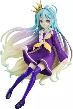 POP UP PARADE No Game No Life White Crown Plastic Painted Complete Figure 203728 Ver. Non-scale