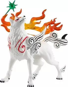 POP UP PARADE Okami Amaterasu ABS PVC Painted Complete Figure Non-scale & золотой