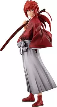 POP UP PARADE Rurouni Kenshin Meiji Kenkaku Romantan Himura Kenshin окрашенная полная фигурка 197683 Немасштабная ABS&PVC красный
