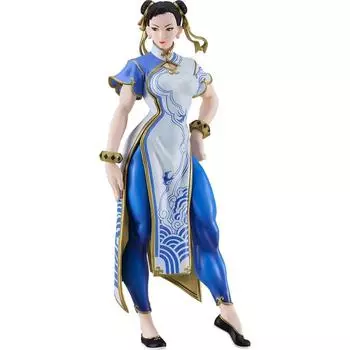 POP UP PARADE STREET FIGHTER 6 Chun-Li SF6 Ver. Готовая фигурка, окрашенная в пластик, без масштаба.