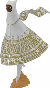 POP UP PARADE Wind Travel Bito White Travel Vito Plastic Painted Complete Figure G94576 Non-scale