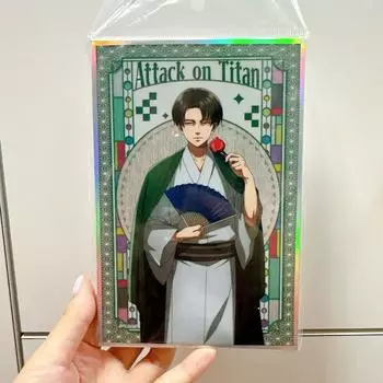 Pop-up Store «Атака титанов» Levi Hologram Color Paper