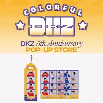 POP-UP Store к 5-летию DKZ MD Цветной держатель для фотографий DKZ + набор из 4 вырезанных фотографий