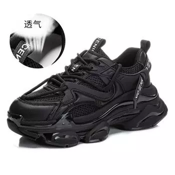 Popcorn cover shell bottom leather dad shoes women s 2025 spring new women s sports shoes women s casual versatile shoes 35