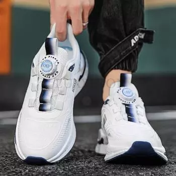 Popcorn Дышащие и удобные кроссовки для бега Легкие амортизирующие противоскользящие плюшевые утеплители и теплая спортивная обувь для активного отдыха 36 белый