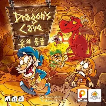 Popcorn Edu Dragon s Cave Board Game, популярная корейская игра