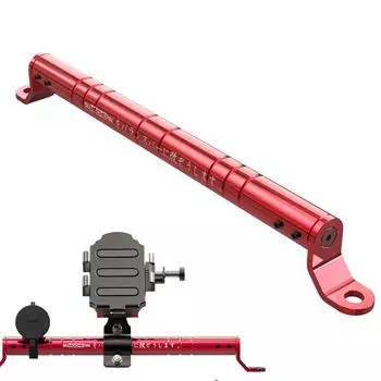 Поперечная перекладина руля мотоцикла Поперечная перекладина руля из алюминиевого сплава Балансирная планка Удлиненная арматура для электромобиля скутера красный