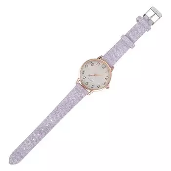 POPETPOP Часы Часы для девочек Детские Часы для студентов Часы Женские Водонепроницаемые Часы для девочек Студенческие Светло-лиловые Женские Женские Детские Женские