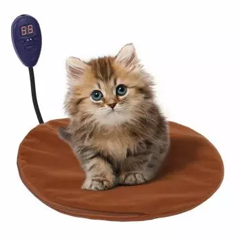 POPETPOP Hot Carpet Hot Mat for Heater Mat for Small Cold Hot Heater for Electric Heating Equipment for Cold Overheating 7 Level Temperature Pet кофейный