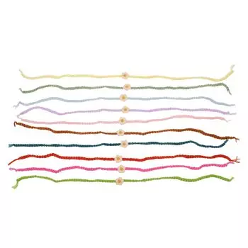 POPETPOP ошейник для котенка щенка 10 шт. питомец кошка собака идентификация материнства новорожденный ожерелье пряжа