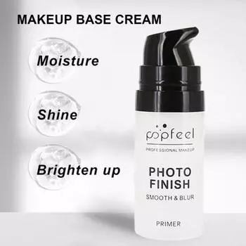 POPFEEL 15 мл косметический праймер, гладкий, легкий, уменьшает морщины, изолирующий крем перед макияжем для женщин 15ml